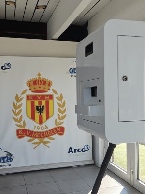Photobooth op KV Mechelen jeugdacademie